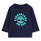 T-shirt met lange mouwen, MARINE, hi-res
