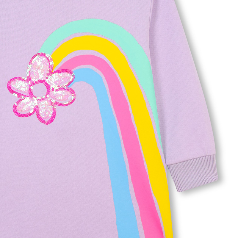 Fleece jurk met pailletten BILLIEBLUSH 
                        GIRL