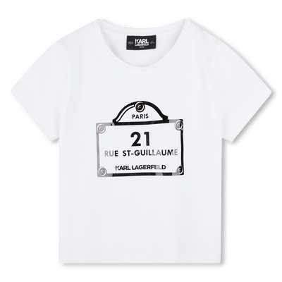 T-SHIRT KORTE MOUWEN KARL LAGERFELD KIDS GIRL