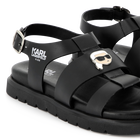 Leren sandalen met gesp KARL LAGERFELD KIDS 
                    GIRL