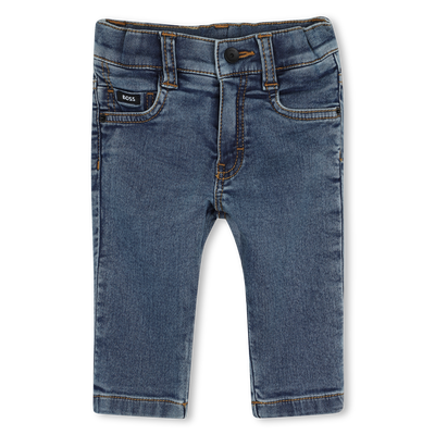 JEANS MET KLINKNAGELS AAN DE ACHTERKANT BOSS BOY