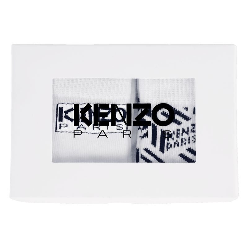 Set van 2 paar gebreide sokken KENZO KIDS 
                        UNISEX