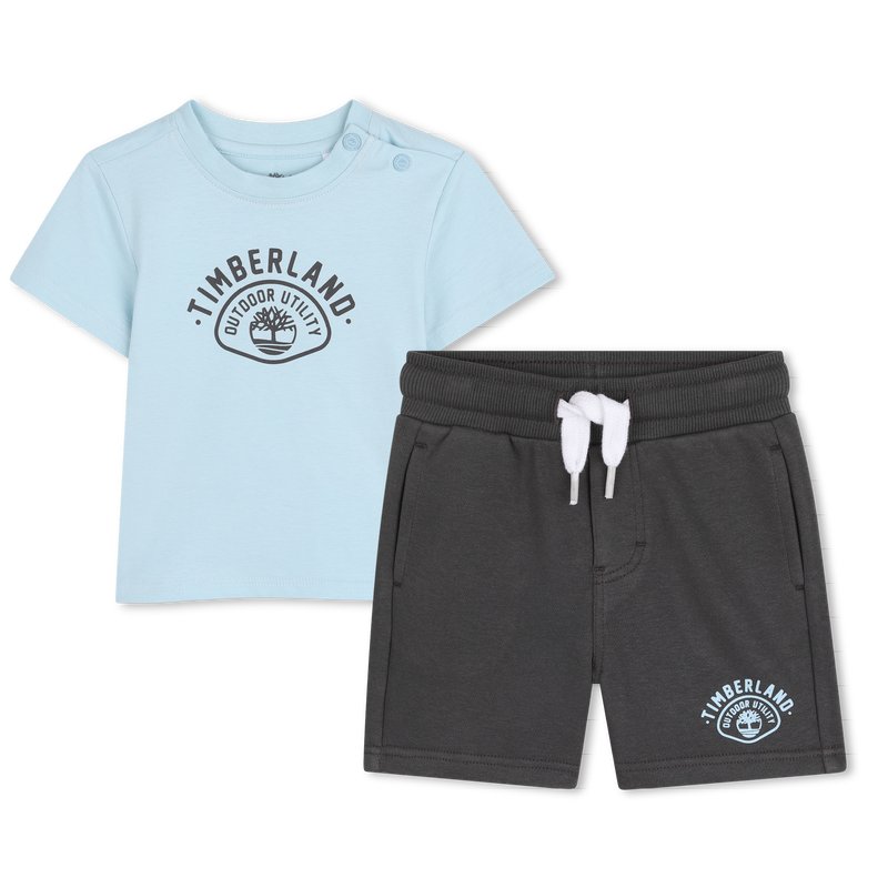 SET T-SHIRT EN KORTE BROEK TIMBERLAND 
                        BOY