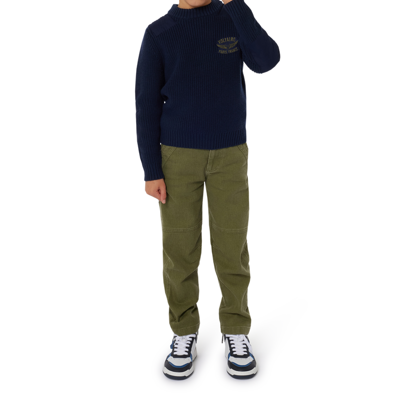 Leren sneakers met rits ZADIG & VOLTAIRE 
                        BOY