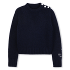 Ronde trui met knoopopening ZADIG VOLTAIRE 
                    GIRL