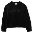 Fluwelen sweatshirt SONIA RYKIEL 
                    GIRL