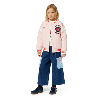 Geborduurde wollen jas KENZO KIDS GIRL