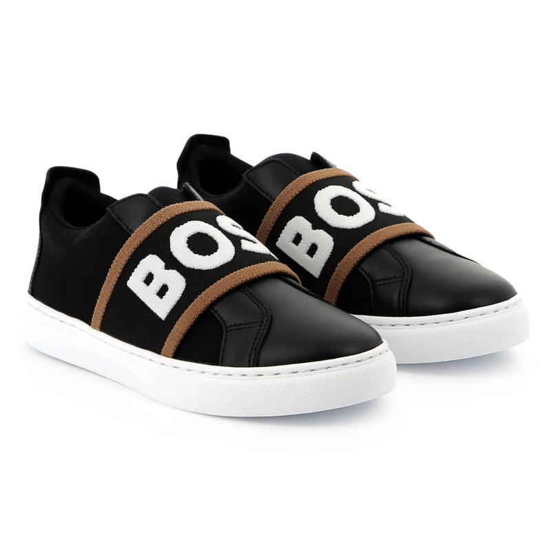 Sneakers van twee materialen BOSS 
                        JONGEN