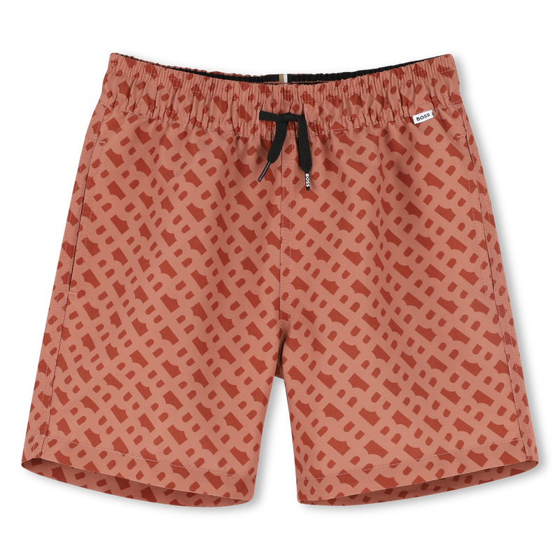 Zwemshort met monogramprint BOSS 
                        BOY