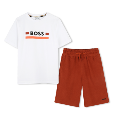 Katoenen T-shirt en short BOSS BOY