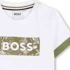 T-shirt met korte mouwen BOSS 
                    BOY