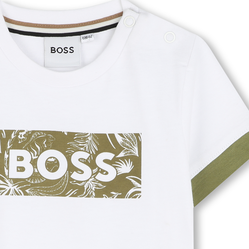 T-shirt met korte mouwen BOSS 
                        BOY