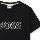 Katoenen T-shirt korte mouwen BOSS 
                    BOY