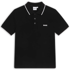 Korte mouwen polo, ZWART, hi-res