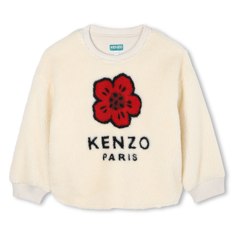 Pluizig fleece sweatshirt KENZO KIDS 
                        MEISJE