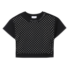 Katoenen top met strass MARC JACOBS 
                    GIRL