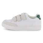 Sneakers met klittenbandstrepen, WIT, hi-res
