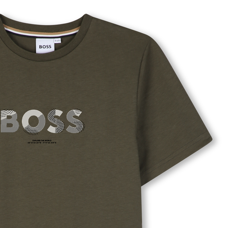 T-shirt met korte mouwen BOSS 
                        BOY