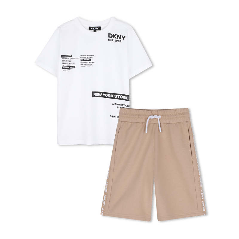SET T-SHIRT EN BERMUDA DKNY 
                        BOY