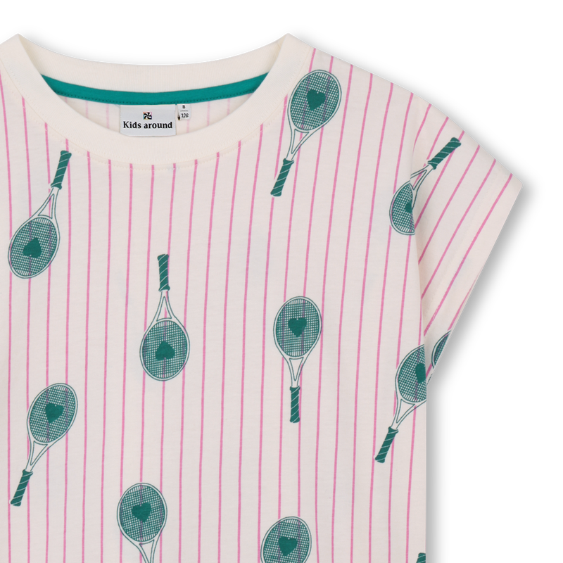 T-SHIRT MET KORTE MOUWEN KIDS AROUND 
                        GIRL