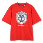 T-shirt met korte mouwen, ROOD, hi-res