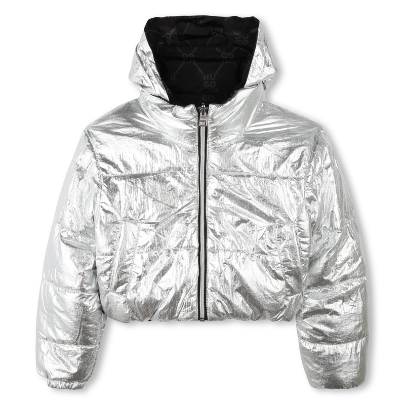 Korte omkeerbare anorak HUGO 
                        GIRL