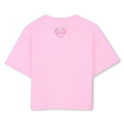 Katoenen T-shirt korte mouwen DKNY GIRL