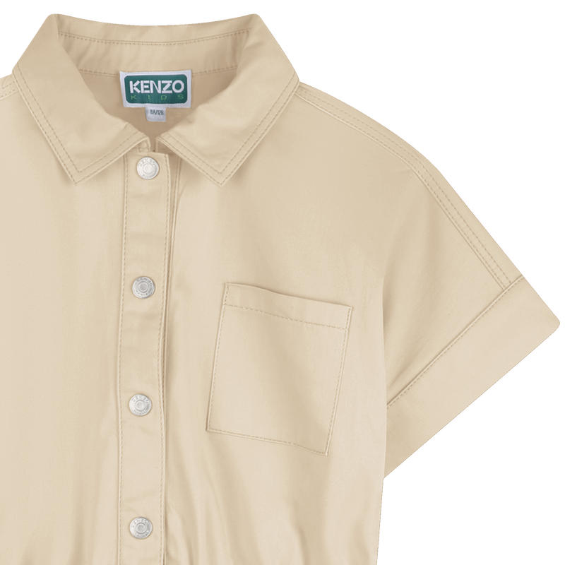 SATIJNEN PLAYSUIT KENZO KIDS 
                        GIRL