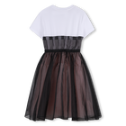 Formele jurk met korte mouwen KARL LAGERFELD KIDS 
                    GIRL