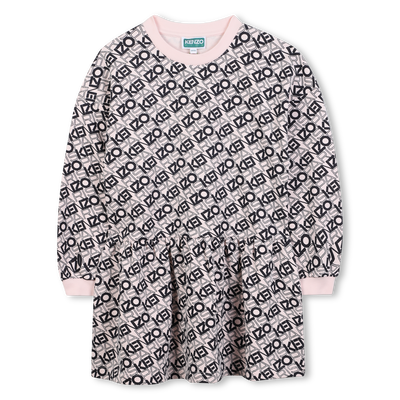 Fleece jurk KENZO KIDS GIRL