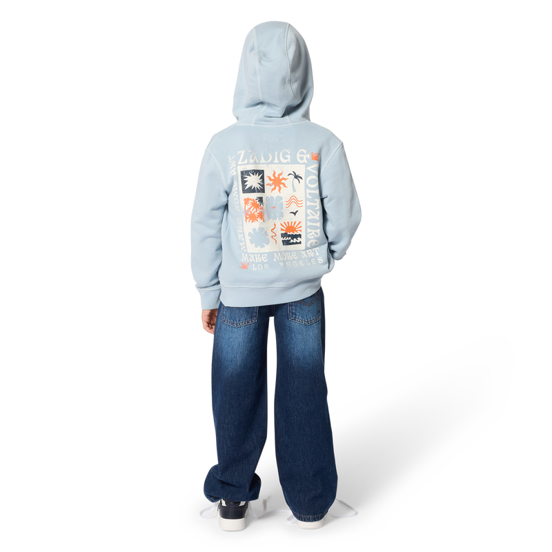 DENIM BROEK MET WIJDE PIJPEN ZADIG & VOLTAIRE 
                        BOY