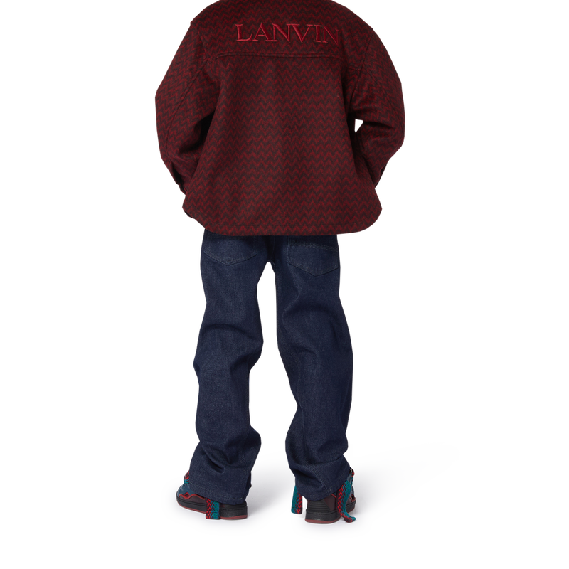 Fleece overhemd met print LANVIN 
                        BOY