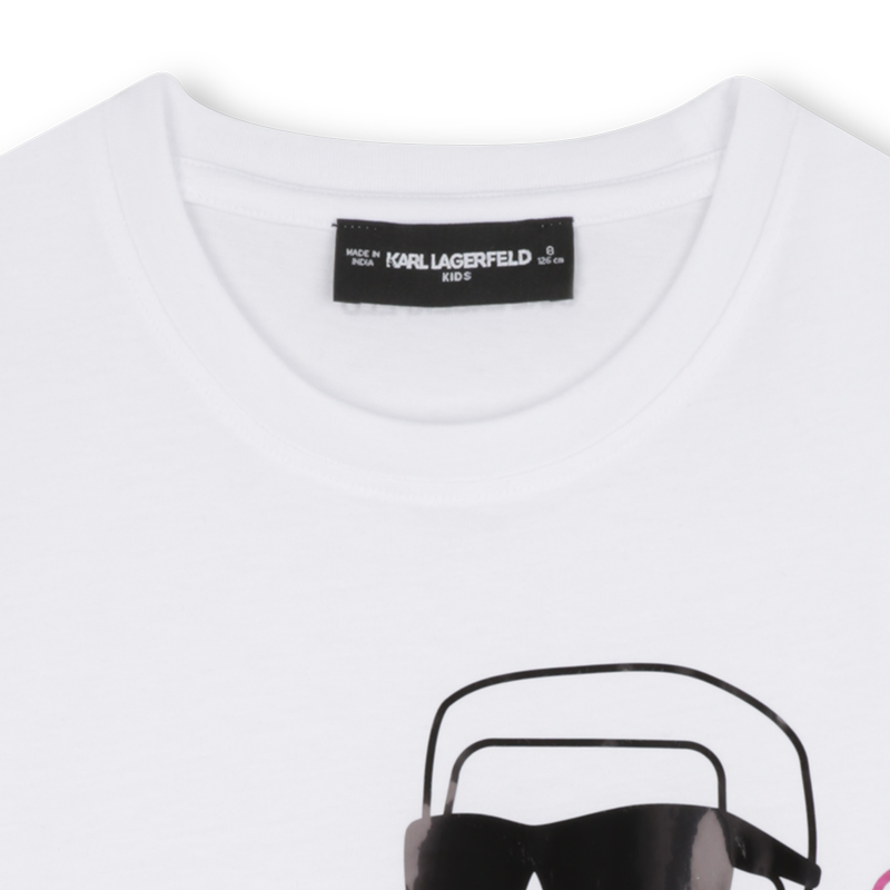T-shirt met korte mouwen KARL LAGERFELD KIDS 
                        GIRL