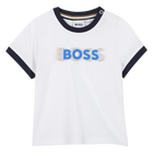 T-shirt met korte mouwen BOSS 
                    BOY