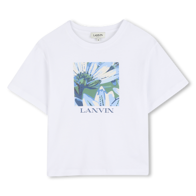 T-SHIRT MET KORTE MOUWEN LANVIN GIRL
