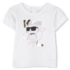 T-SHIRT+SHORT KARL LAGERFELD KIDS 
                    GIRL