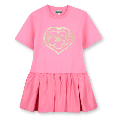 Korte mouwen jurk KENZO KIDS MEISJE