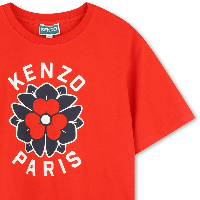 T-shirt met logoprint KENZO KIDS 
                        GIRL