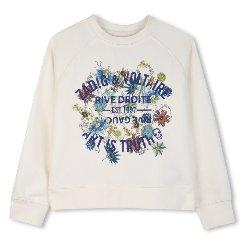 SWEATSHIRT MET RONDE HALS ZADIG & VOLTAIRE 
                        GIRL