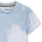 Katoenen T-shirt korte mouwen BOSS 
                    BOY