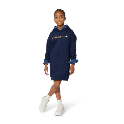 Fleece jurk met capuchon MICHAEL KORS GIRL