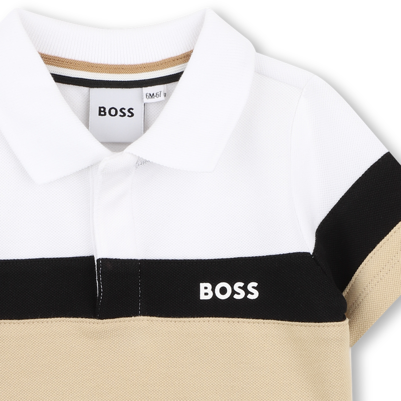 POLOSHIRT MET KORTE MOUWEN BOSS 
                        BOY