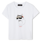 T-SHIRT KORTE MOUWEN KARL LAGERFELD KIDS 
                    GIRL
