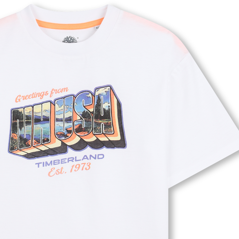 T-SHIRT MET KORTE MOUWEN TIMBERLAND 
                        BOY