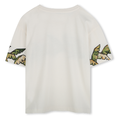 Katoenen T-shirt korte mouw KENZO KIDS GIRL