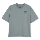 T-shirt met korte mouwen, ZILVER BLAUW, hi-res