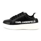 Leren sneakers met veters KARL LAGERFELD KIDS 
                    UNISEX