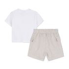 T-shirt + korte broek set BOSS 
                    BOY