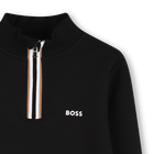 Staand sweatshirt met rits BOSS 
                    BOY