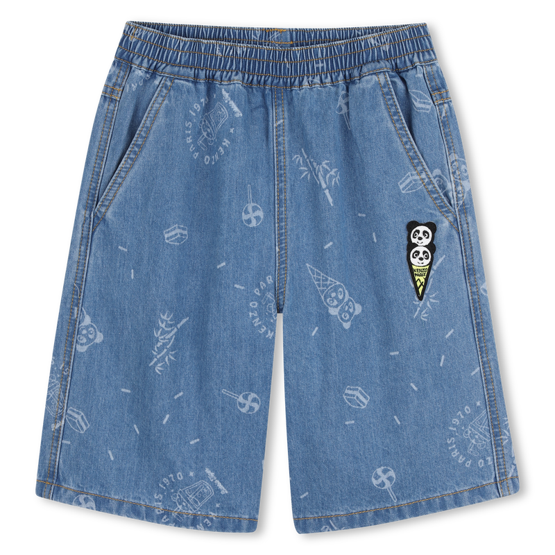 DENIM BERMUDA SHORTS KENZO KIDS 
                        BOY